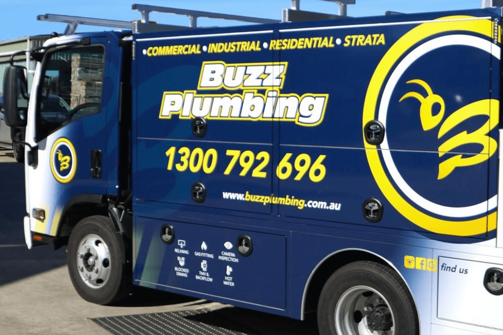 Buzzplumbing Blue Truck